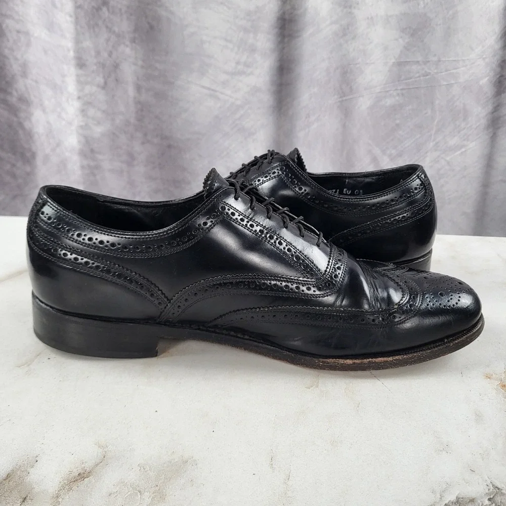 Florsheim Wingtip Oxfords Men's Size 10.5 E Black